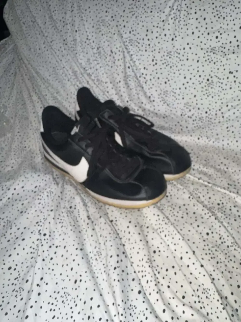 Nike Cortez Basic Leather Black and White Men's Sneakers Style 819719-012